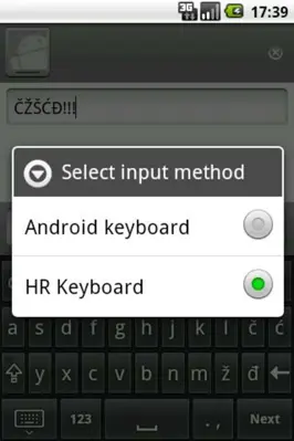 HR Keyboard android App screenshot 2